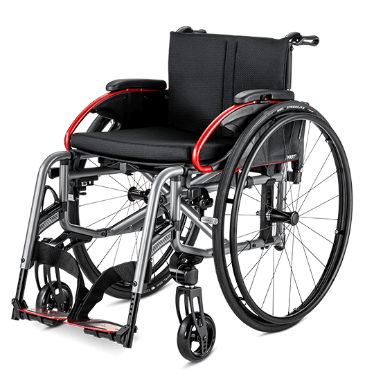 Кресло-коляска спортивного типа  42, 44 см SMART S 2.370. до 160 кг.